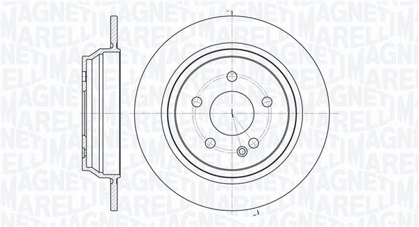 MAGNETI MARELLI stabdžių diskas 361302040273